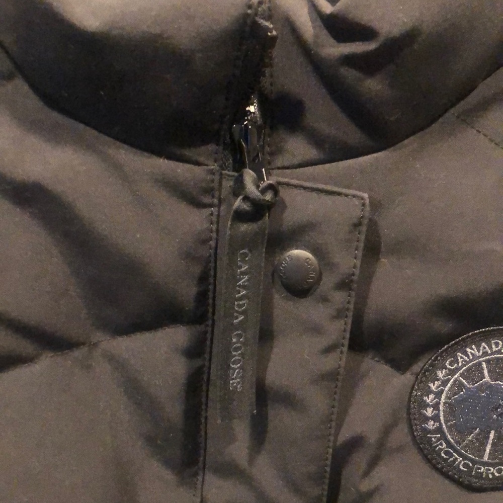 Canada Goose Black Quilted Freestyle Black Label Vest Ladies Small - Picture 4 of 12